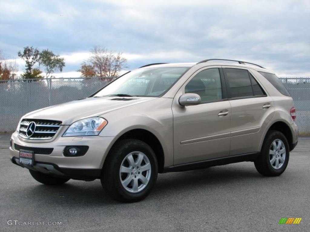 2007 ML 350 4Matic - Desert Silver Metallic / Macadamia photo #1