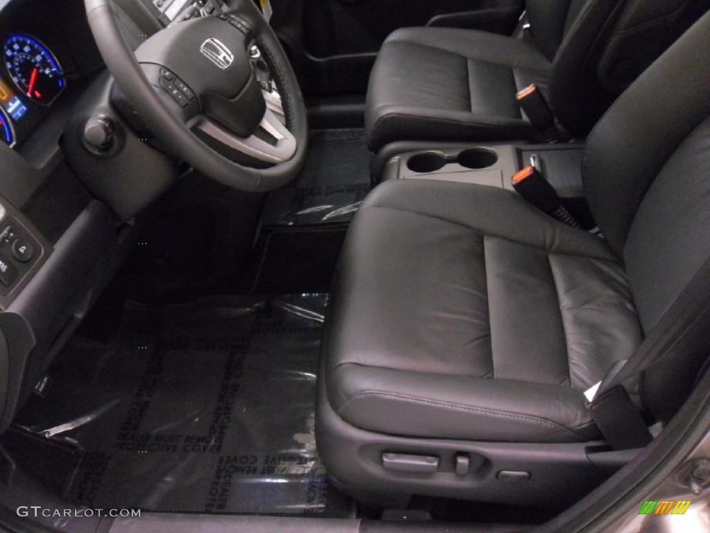 Black Interior 2011 Honda CR-V EX-L 4WD Photo #38349474
