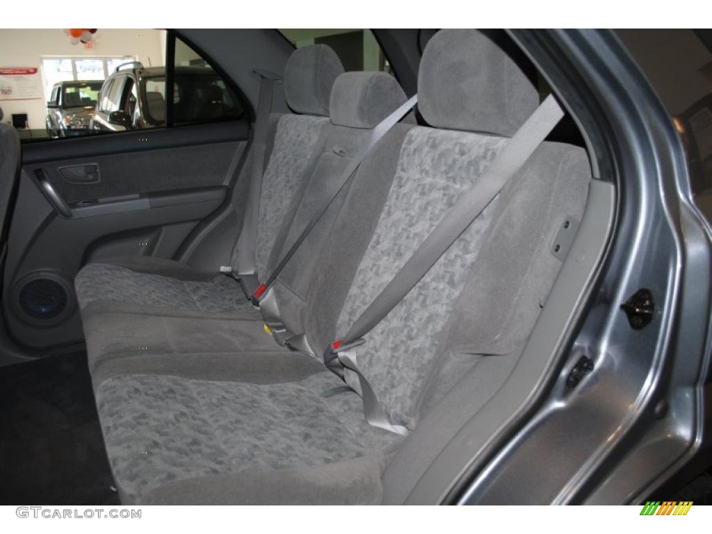 Gray Interior 2007 Kia Sorento LX 4WD Photo #38349542
