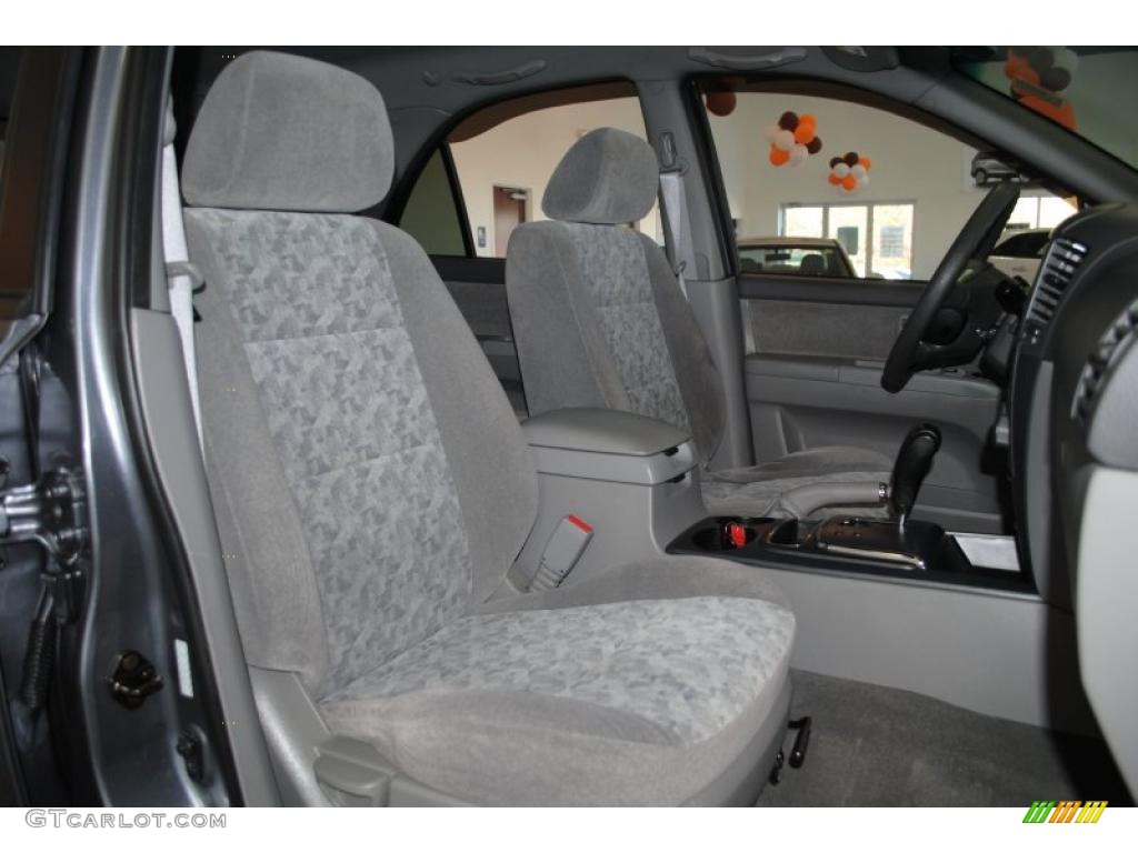Gray Interior 2007 Kia Sorento LX 4WD Photo #38349590