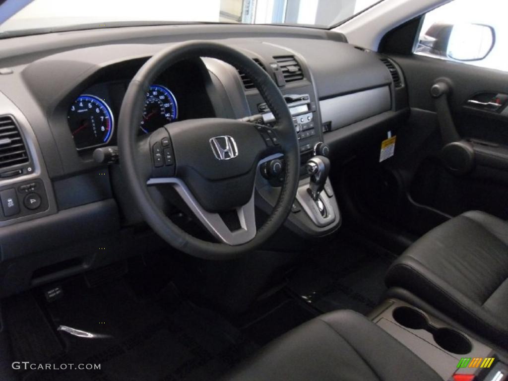 2011 Honda CR-V EX-L 4WD Black Dashboard Photo #38349834