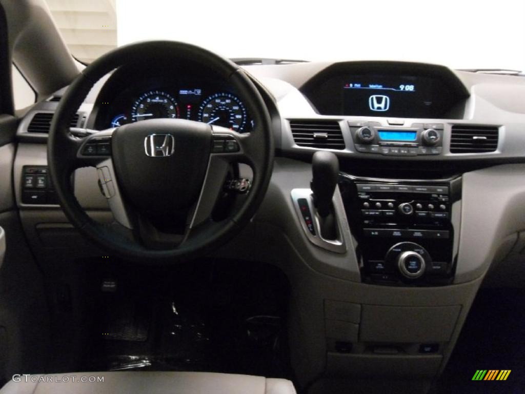 2011 Honda Odyssey EX-L Gray Dashboard Photo #38350182