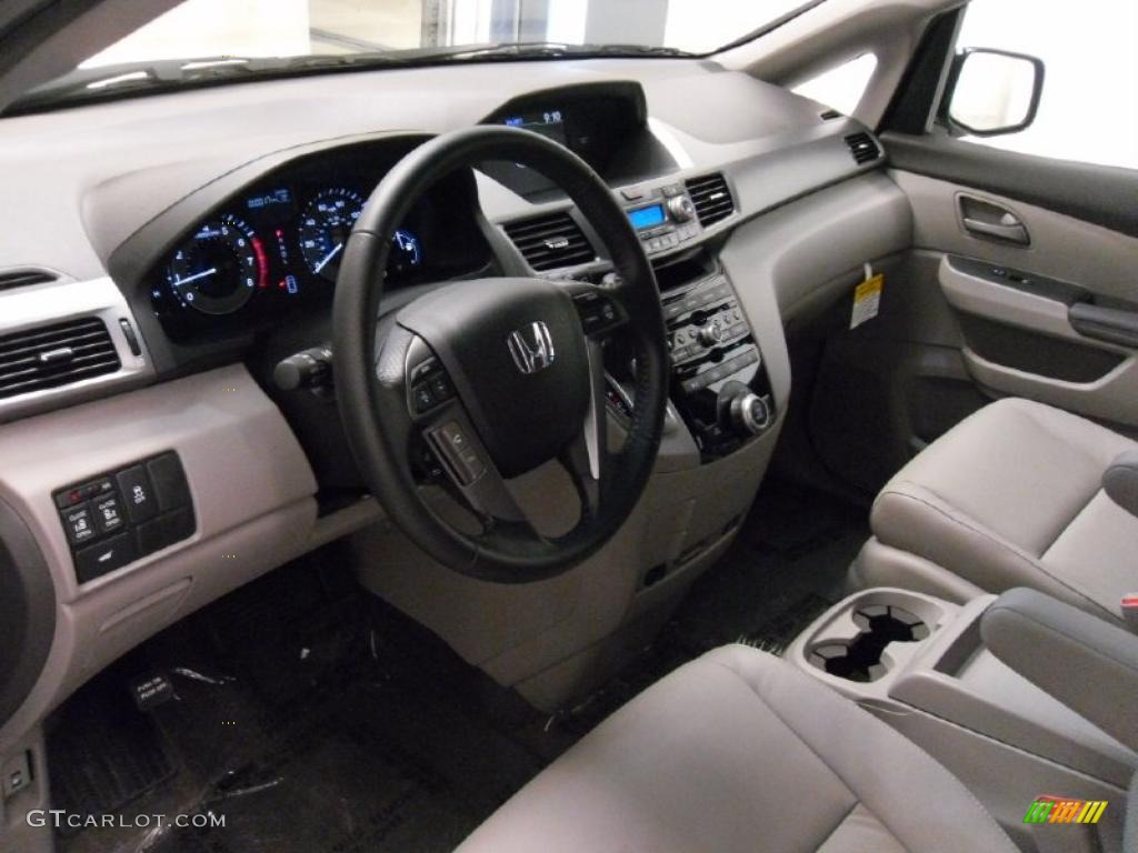 2011 Honda Odyssey EX-L Gray Dashboard Photo #38350386