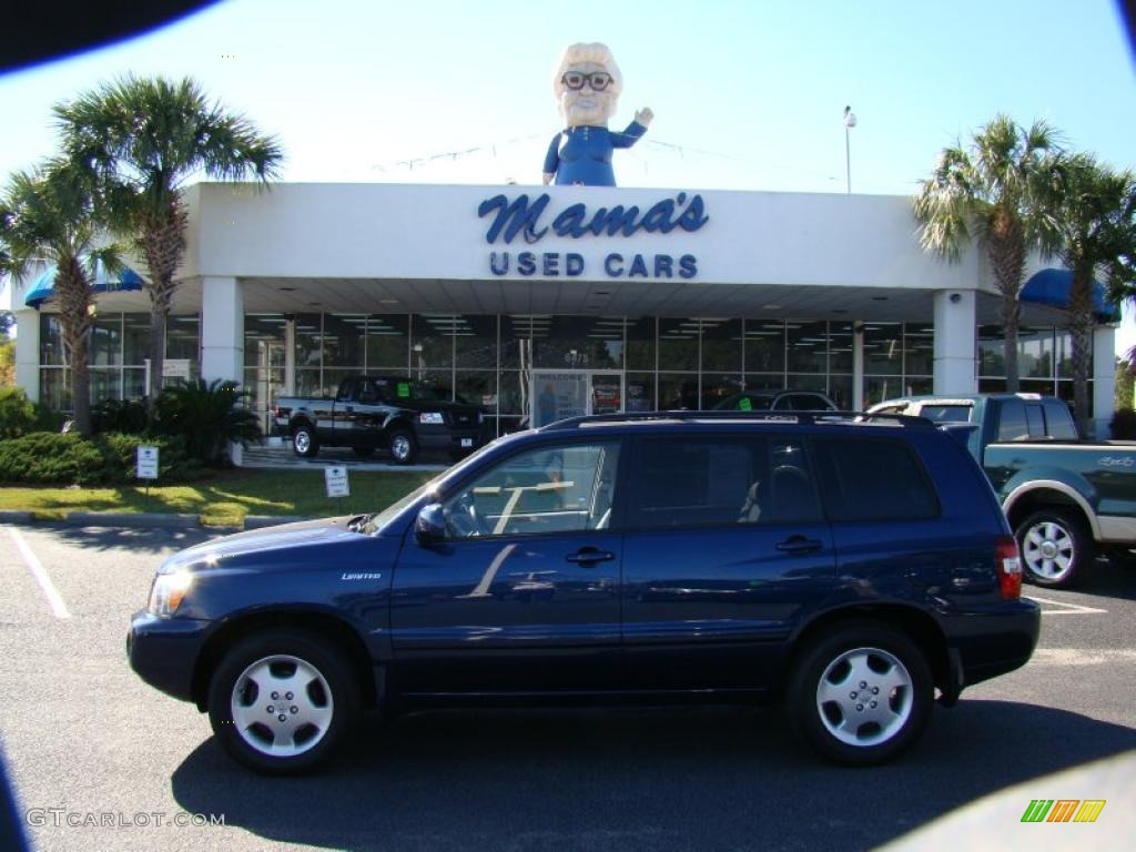 2006 Highlander Limited - Indigo Ink Pearl / Ash Gray photo #1