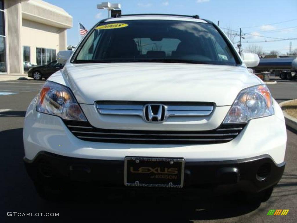 2008 CR-V EX-L 4WD - Taffeta White / Gray photo #2