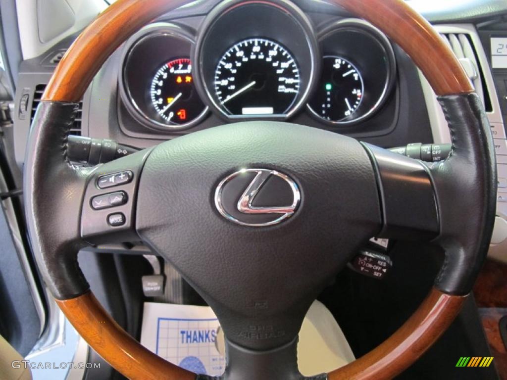2004 Lexus RX 330 Black Steering Wheel Photo #38351310