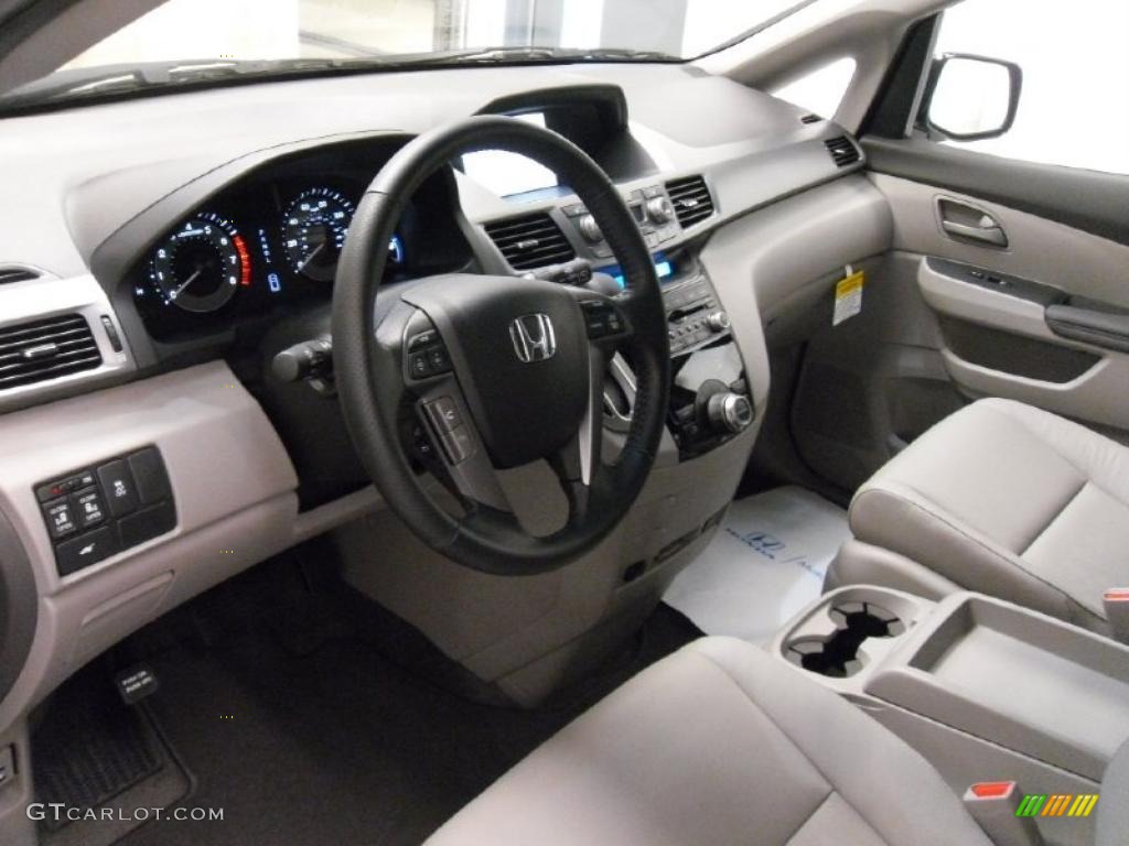 2011 Honda Odyssey EX-L Gray Dashboard Photo #38351418