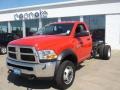 Flame Red - Ram 4500 HD SLT Regular Cab 4x4 Chassis Photo No. 4