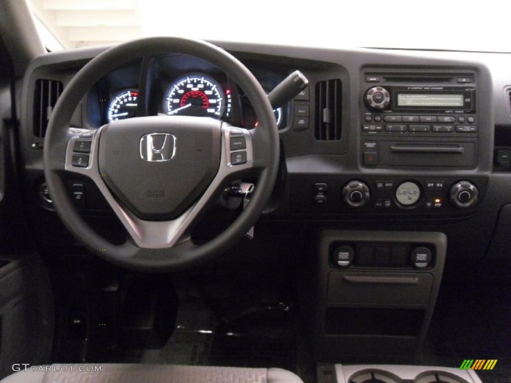 2011 Honda Ridgeline RTS Gray Dashboard Photo #38352762