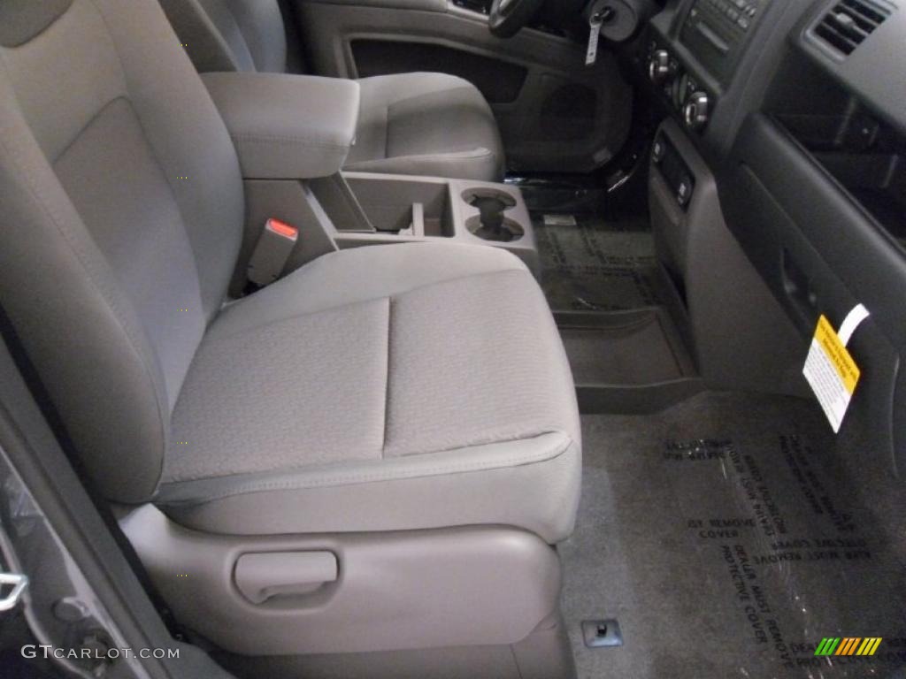 Gray Interior 2011 Honda Ridgeline RTS Photo #38352878