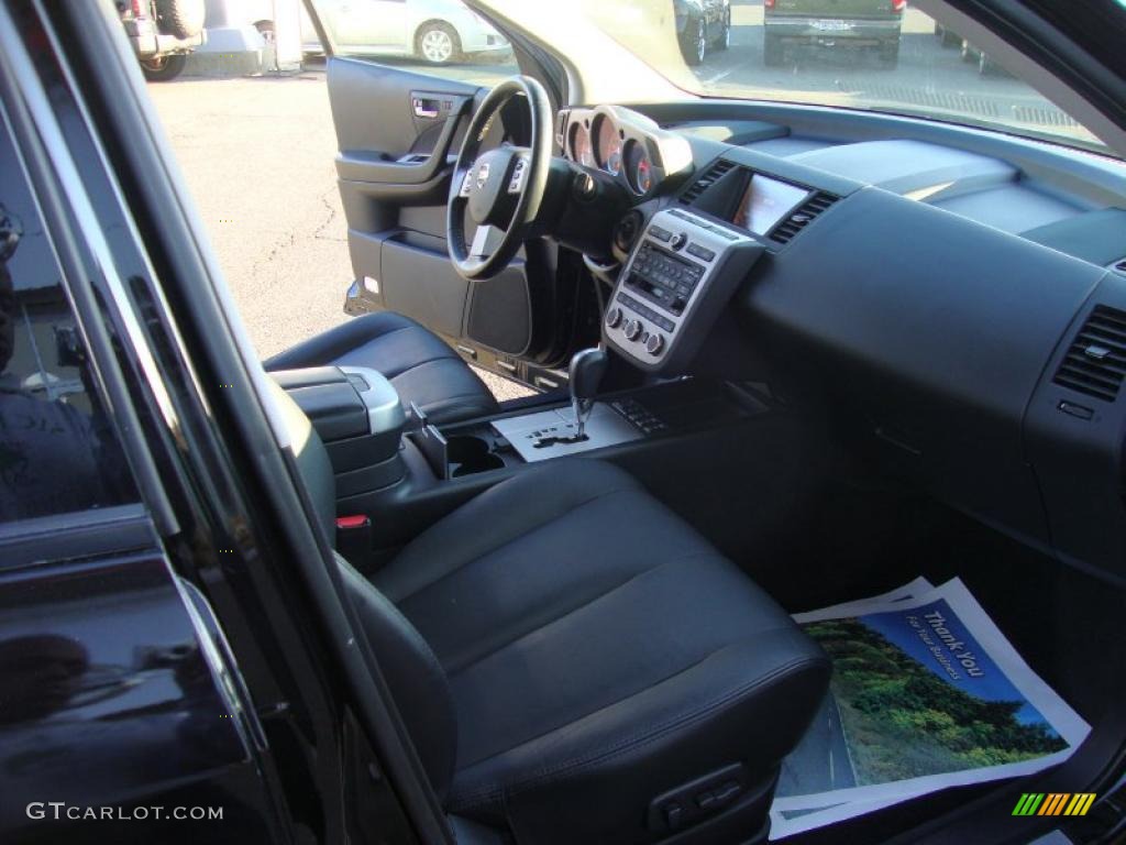 2007 Murano SL AWD - Super Black / Charcoal photo #39