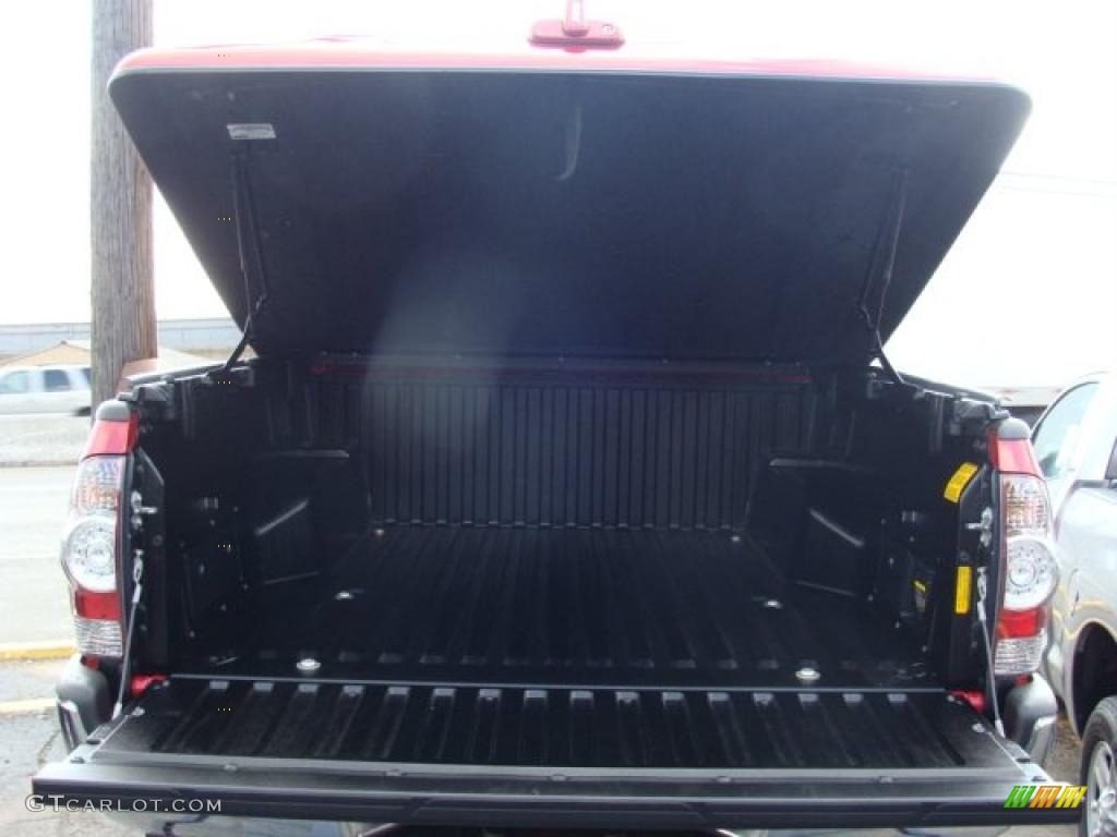2009 Tacoma V6 TRD Double Cab 4x4 - Barcelona Red Metallic / Graphite Gray photo #13