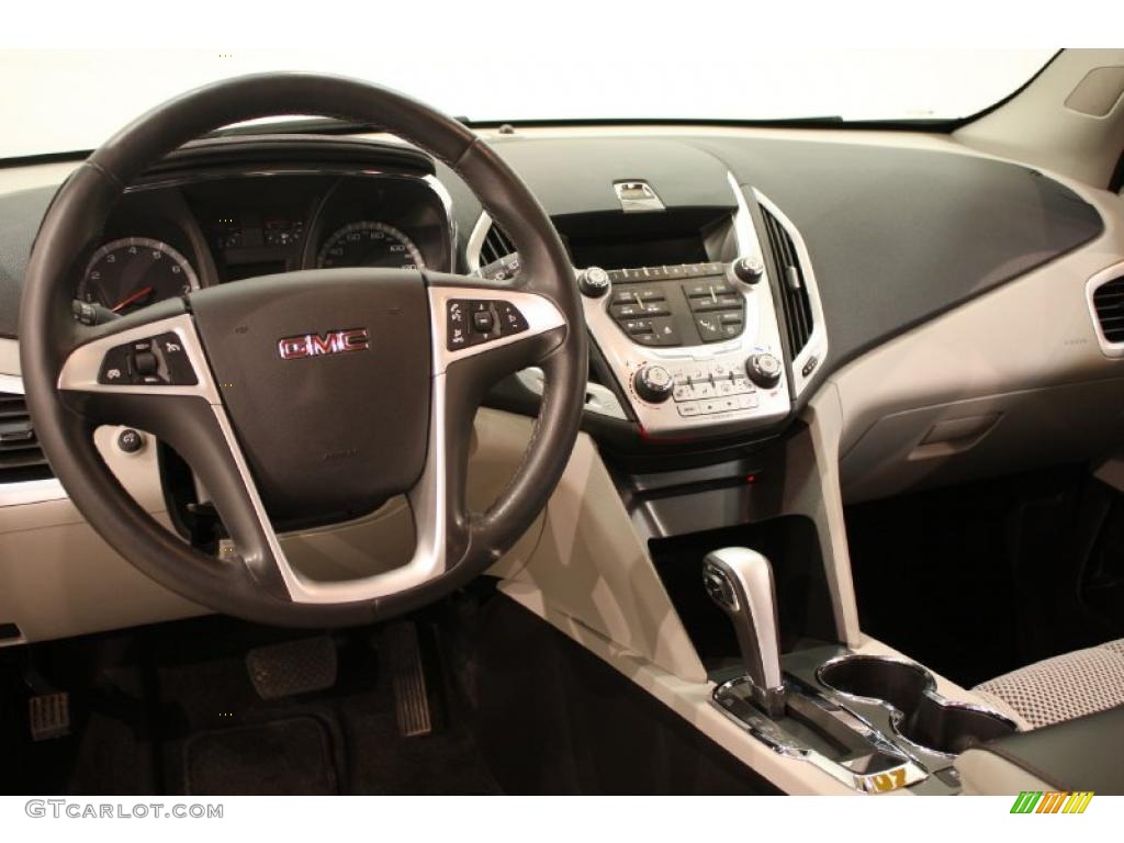 2010 GMC Terrain SLE Light Titanium Dashboard Photo #38357326