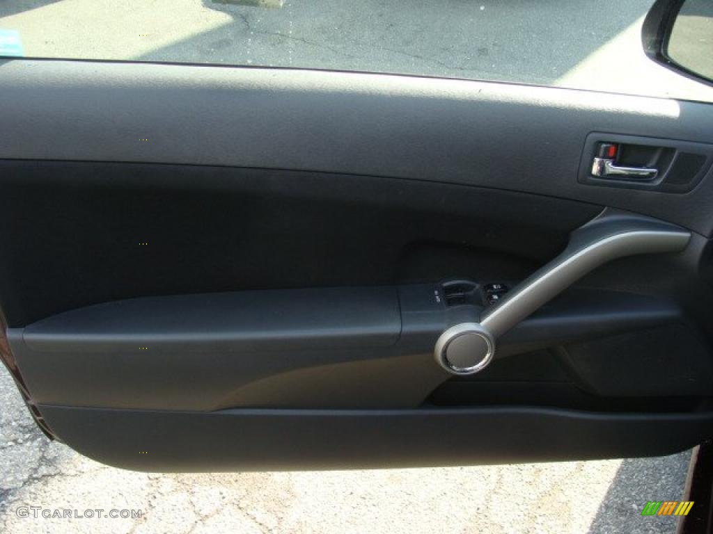 2008 Scion tC Standard tC Model Dark Charcoal Gray Door Panel Photo #38357458