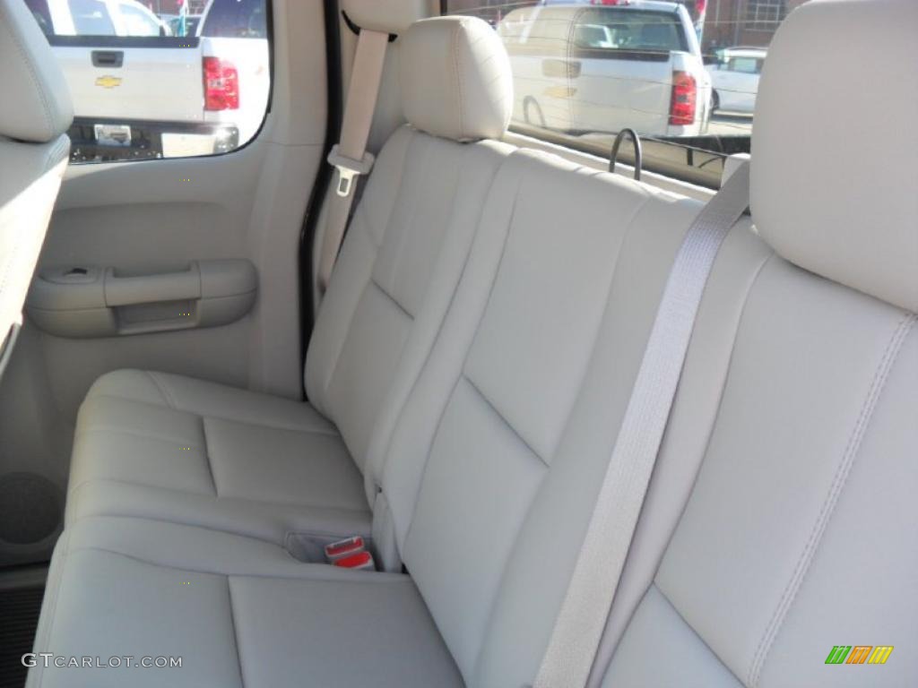 Light Titanium/Ebony Interior 2010 Chevrolet Silverado 1500 LTZ Extended Cab 4x4 Photo #38357814