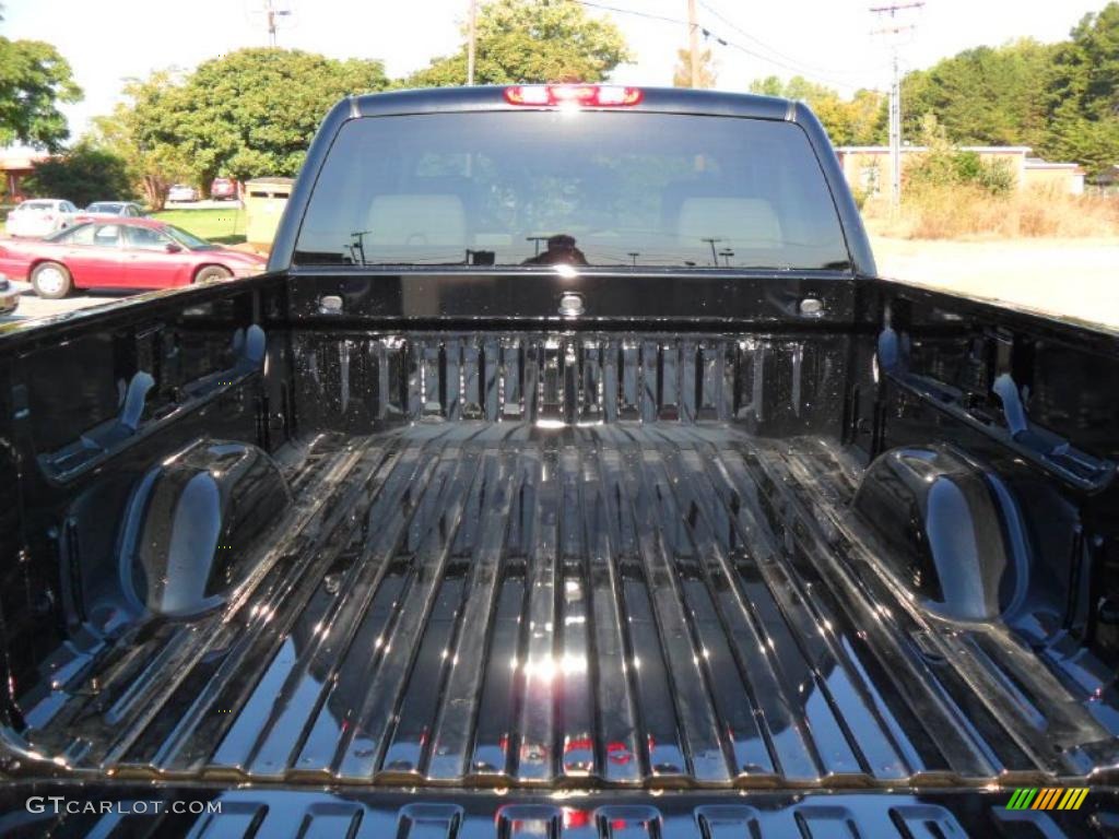 2010 Silverado 1500 LTZ Extended Cab 4x4 - Black / Light Titanium/Ebony photo #18