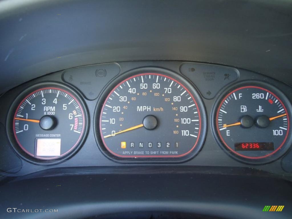 2004 Pontiac Montana Standard Montana Model Gauges Photo #38360075