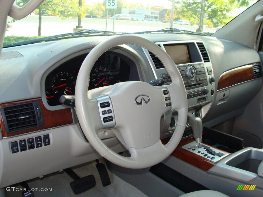 2010 Infiniti QX 56 4WD Stone Dashboard Photo #38360254