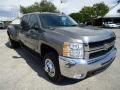 2008 Graystone Metallic Chevrolet Silverado 3500HD LTZ Crew Cab 4x4 Dually  photo #14