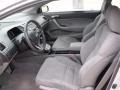 Gray 2009 Honda Civic LX Coupe Interior Color