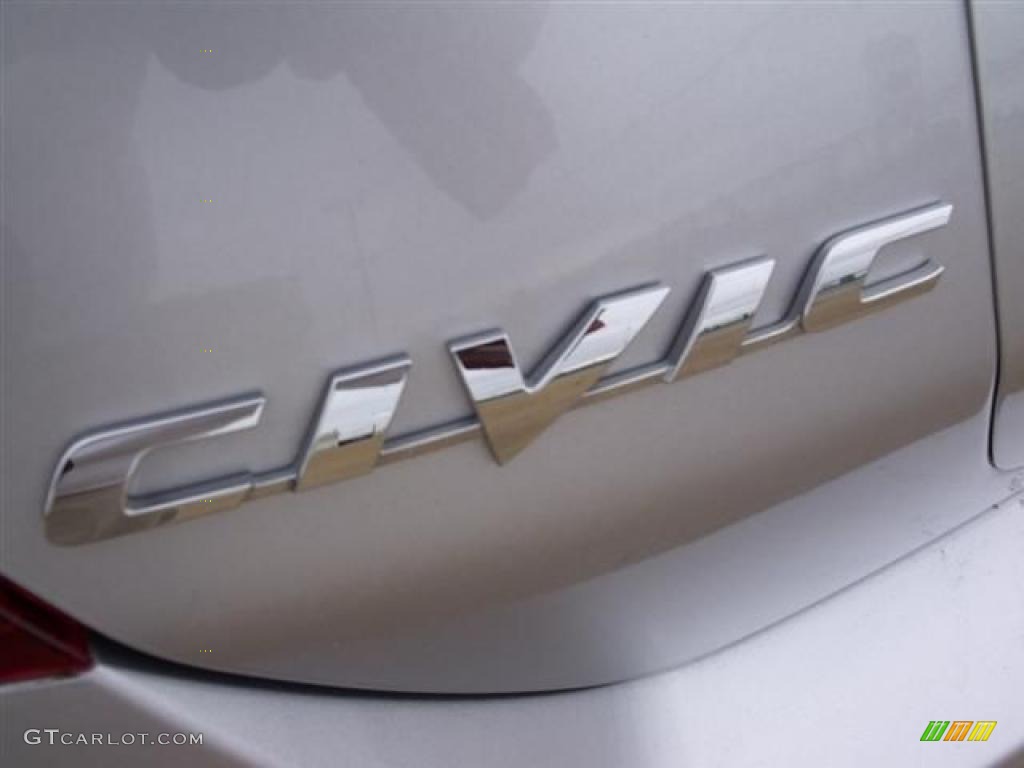 2009 Civic LX Coupe - Alabaster Silver Metallic / Gray photo #28