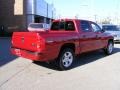 2008 Inferno Red Crystal Pearl Dodge Dakota Big Horn Crew Cab 4x4  photo #3