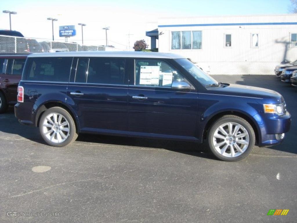 2011 Flex Limited AWD - Kona Blue Metallic / Charcoal Black photo #3