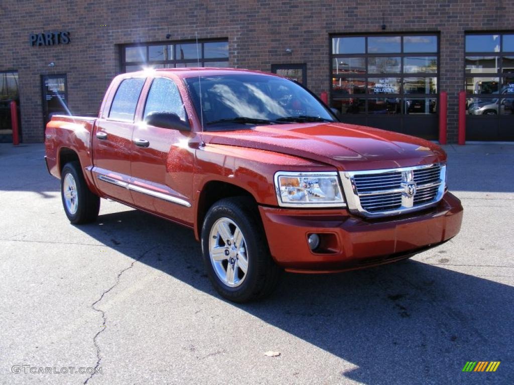 Sunburst Orange Pearl Dodge Dakota