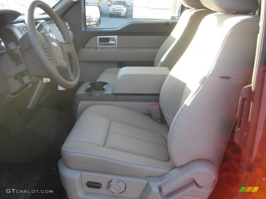 2010 F150 XLT SuperCab 4x4 - Dark Blue Pearl Metallic / Medium Stone photo #5