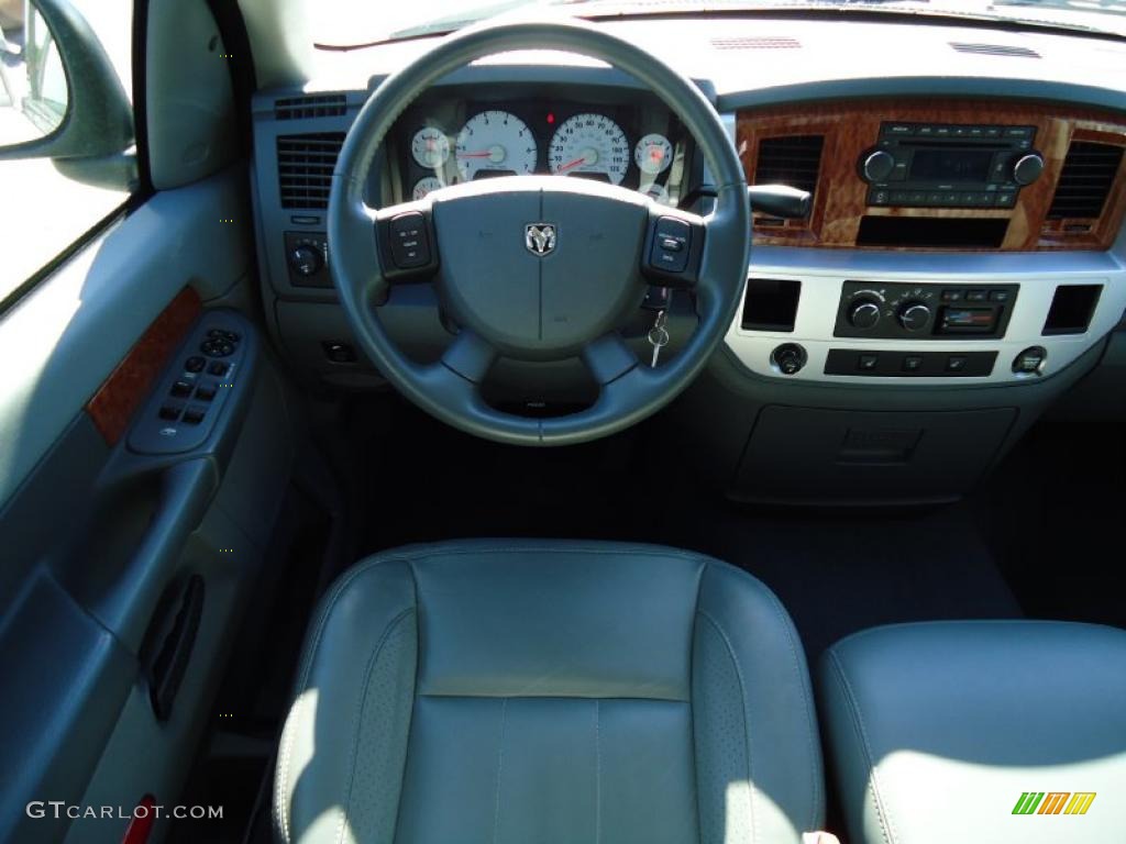 2007 Ram 1500 Laramie Quad Cab - Mineral Gray Metallic / Medium Slate Gray photo #9