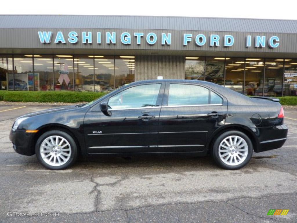 2008 Milan V6 Premier AWD - Black / Dark Charcoal photo #1