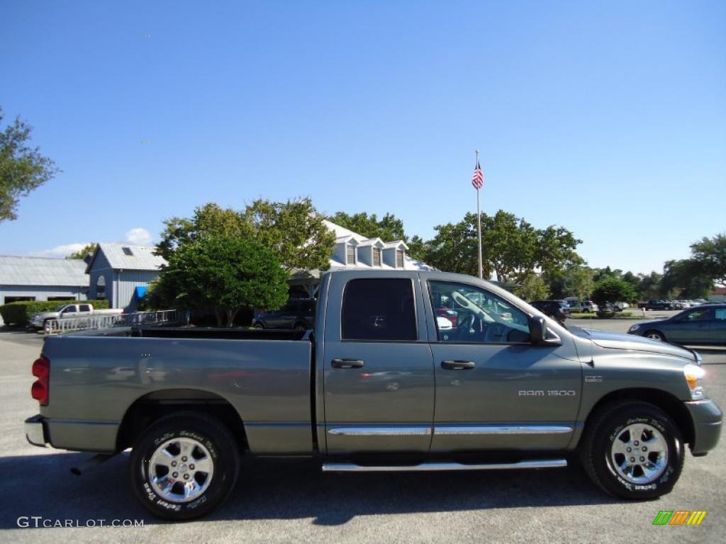 2007 Ram 1500 Laramie Quad Cab - Mineral Gray Metallic / Medium Slate Gray photo #13