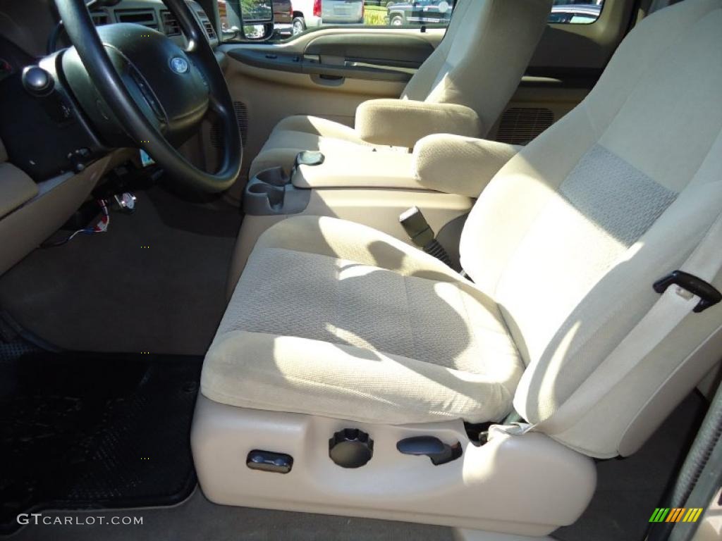 Medium Parchment Interior 2004 Ford F350 Super Duty XLT SuperCab Dually Photo #38365646