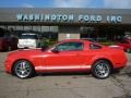 2007 Torch Red Ford Mustang Shelby GT500 Coupe  photo #1