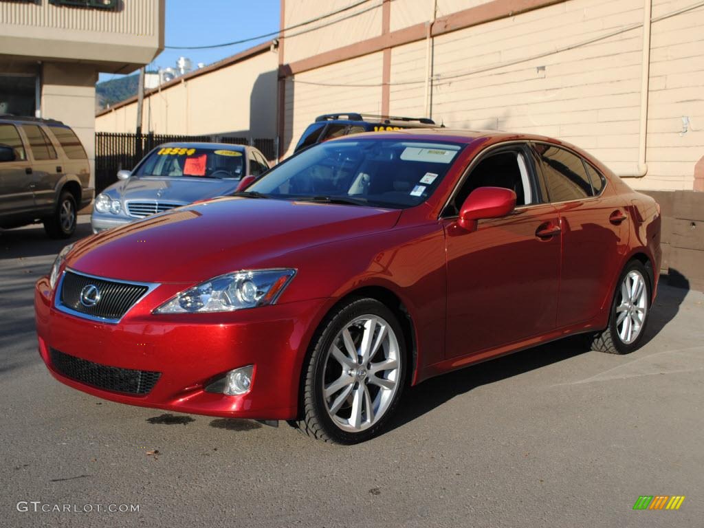 Matador Red Mica 2007 Lexus IS 350 Exterior Photo #38367522