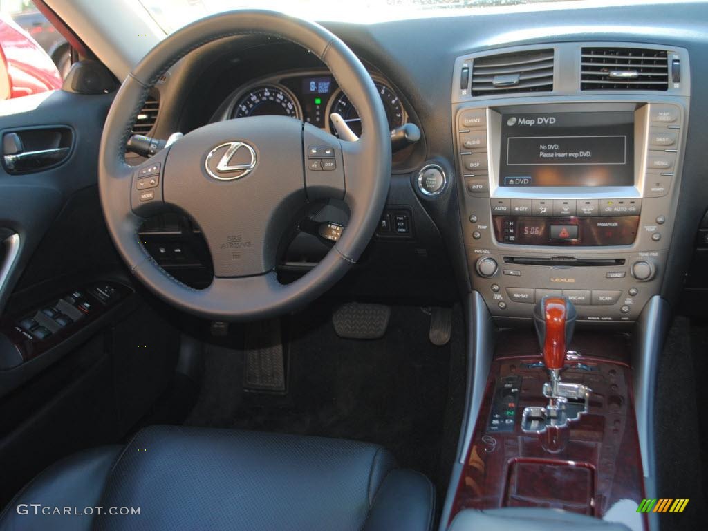 2007 Lexus IS 350 Black Dashboard Photo #38367666