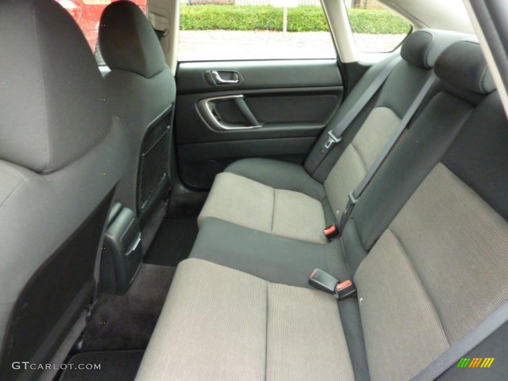 Charcoal Black Interior 2005 Subaru Legacy 2 5 Gt Sedan