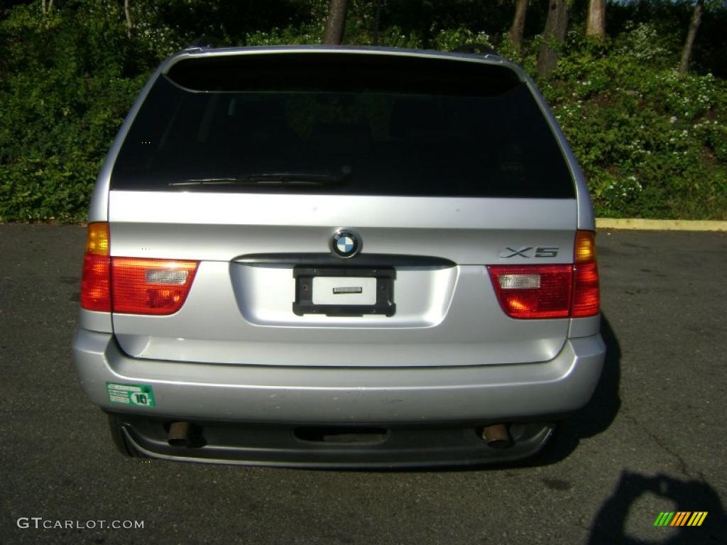 2001 X5 3.0i - Titanium Silver Metallic / Black photo #4
