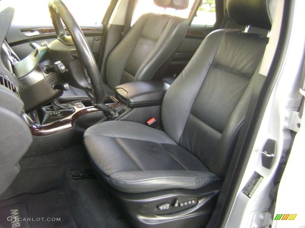 2001 X5 3.0i - Titanium Silver Metallic / Black photo #9