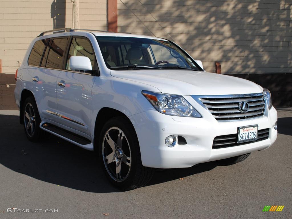 Starfire White Pearl 2009 Lexus LX 570 Exterior Photo #38369746