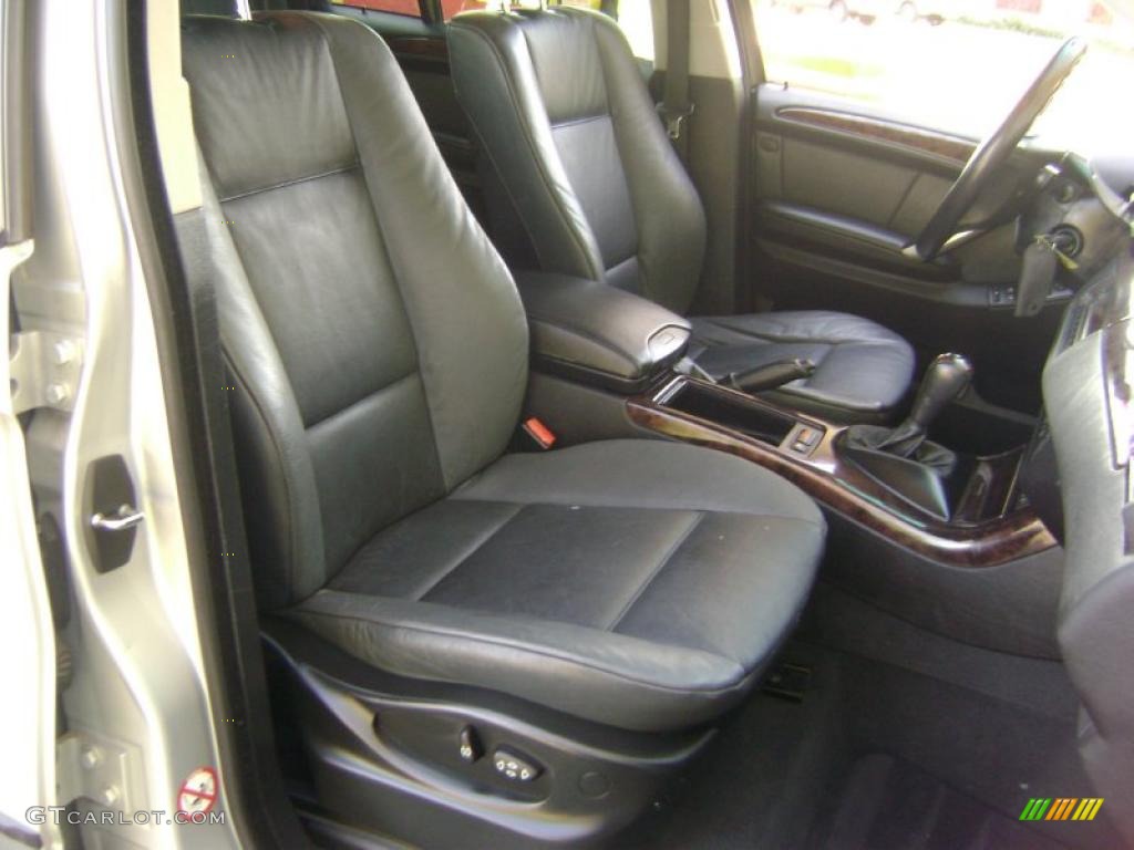 2001 X5 3.0i - Titanium Silver Metallic / Black photo #16