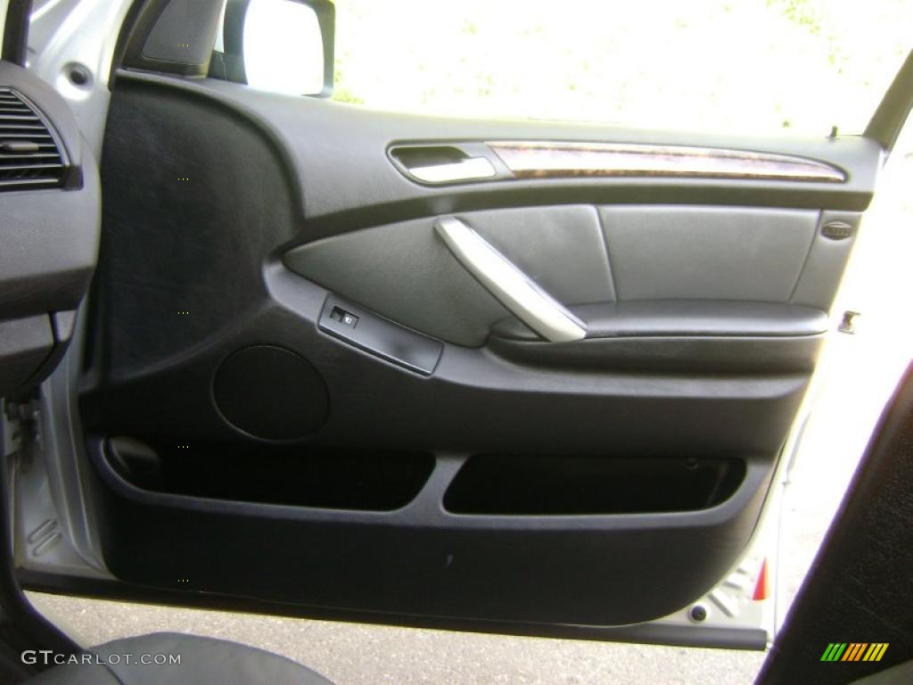 2001 X5 3.0i - Titanium Silver Metallic / Black photo #20