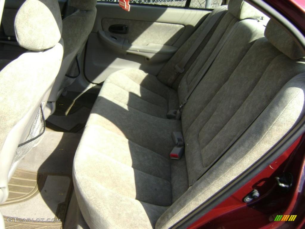 2002 Elantra GLS Sedan - Chianti Red / Beige photo #8