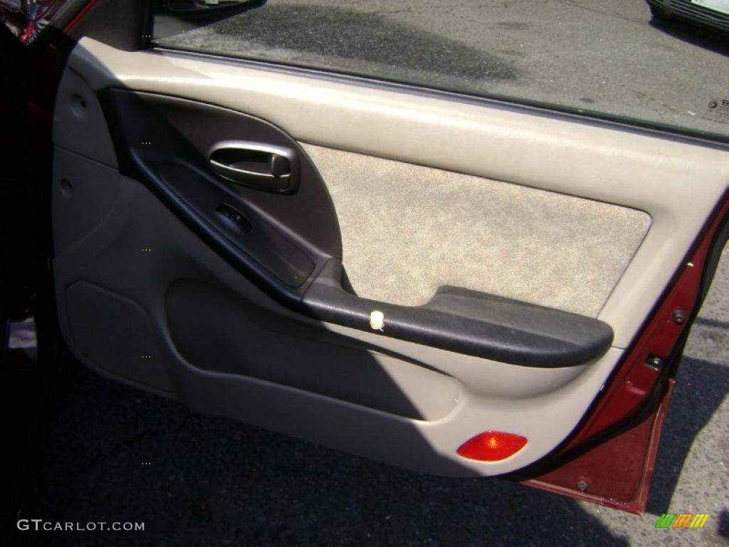 2002 Elantra GLS Sedan - Chianti Red / Beige photo #15