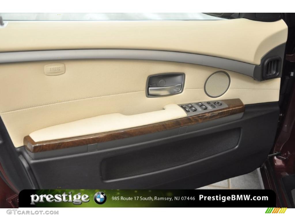 2007 7 Series 750Li Sedan - Barbera Red Metallic / Beige photo #10