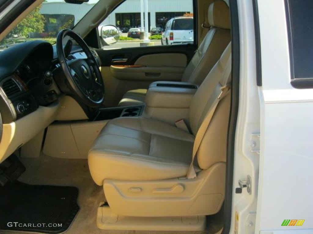 2007 Tahoe LT - Summit White / Light Cashmere/Ebony photo #3