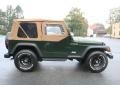 1998 Moss Green Pearl Jeep Wrangler SE 4x4  photo #7