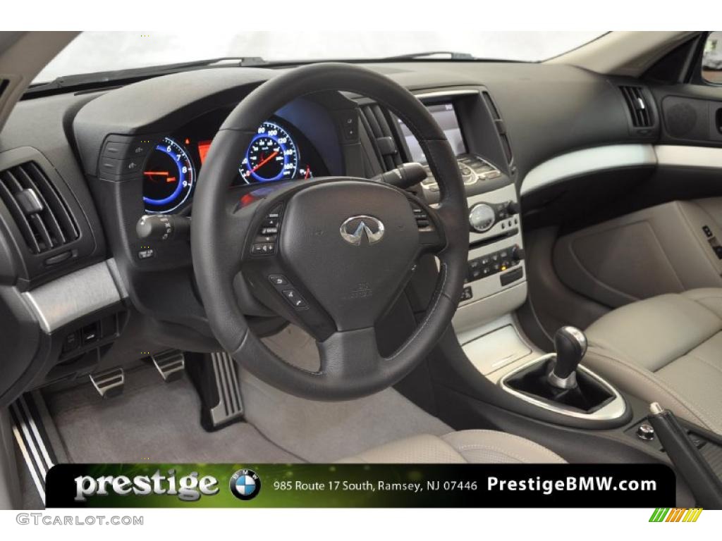 Stone Interior 2009 Infiniti G 37 S Sport Coupe Photo #38371002