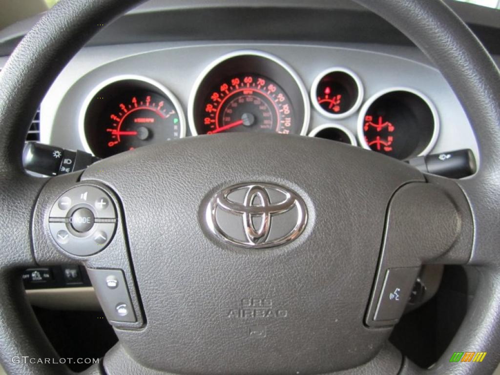 2010 Tundra TRD Double Cab 4x4 - Sandy Beach Metallic / Sand Beige photo #23