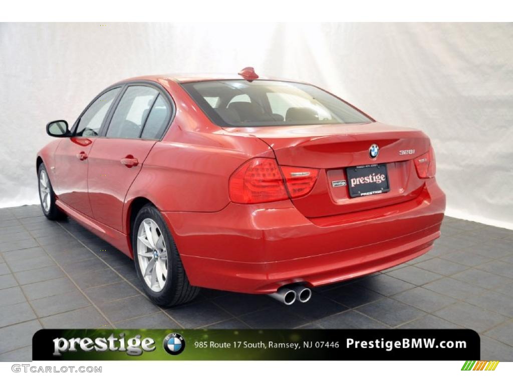 2010 3 Series 328i xDrive Sedan - Crimson Red / Black photo #4
